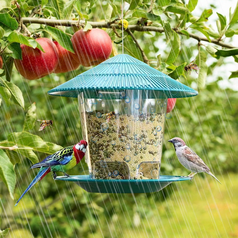Outdoor Garden Hanging Metal Bird Feeder: Attract Nature to Your Home