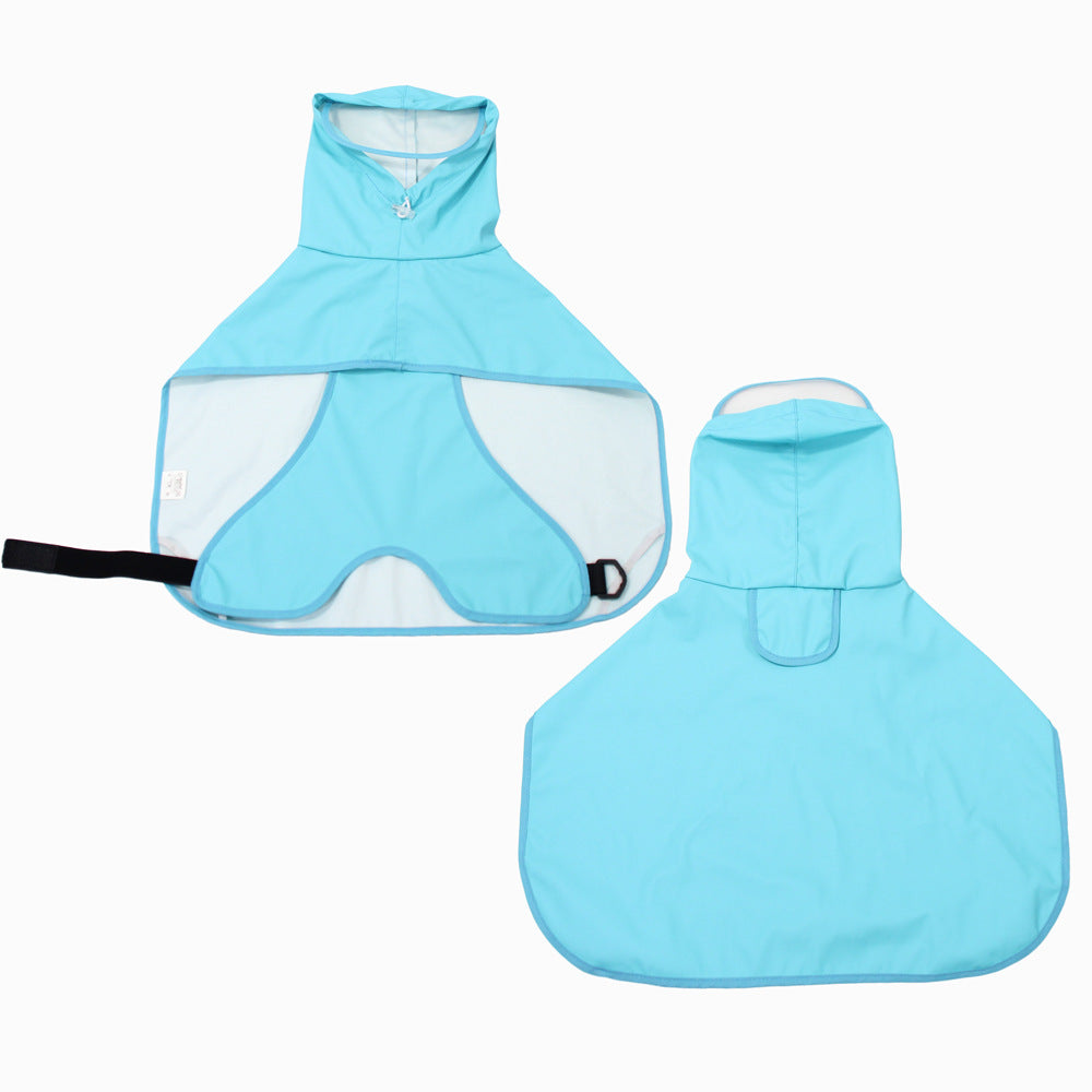 Dog Raincoat Transparent Brim