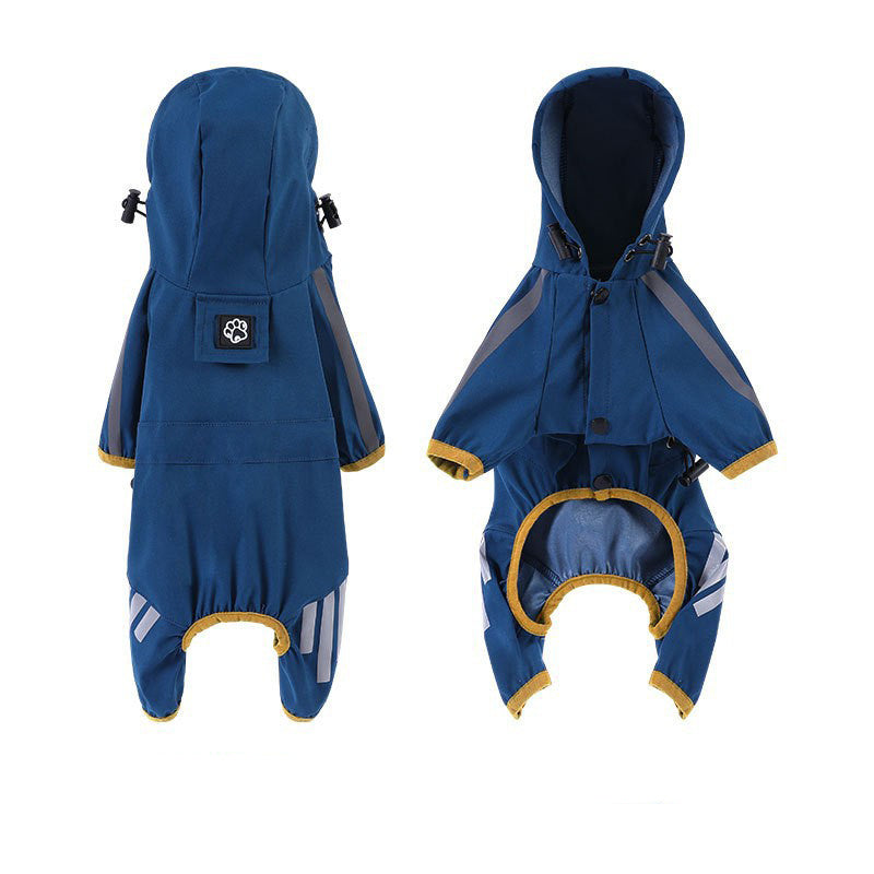 Pet Raincoat Four-legged Raincoat