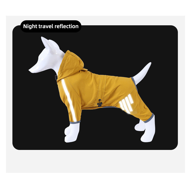 Pet Raincoat Four-legged Raincoat