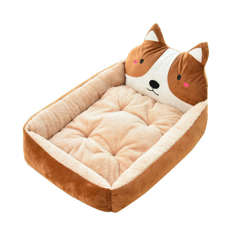 Warm Cozy Dog House Soft Fleece
