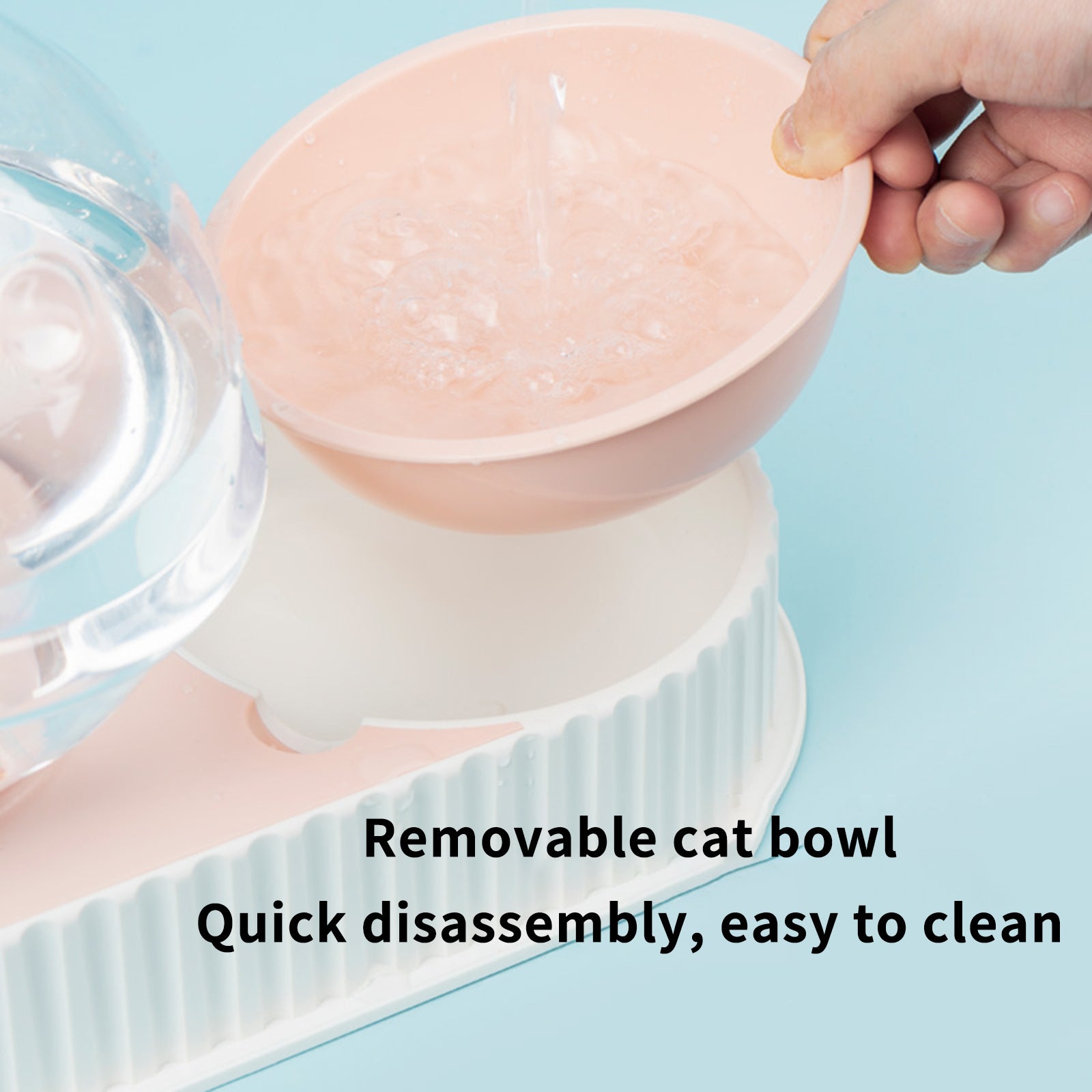 Plastic Pet Feeding Drinkers Cat Dog