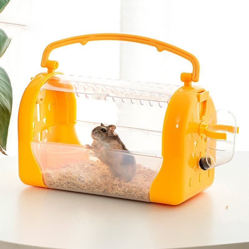 Transparent Bag Hamster Out To Carry Cage