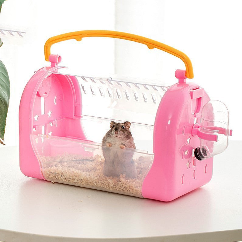 Transparent Bag Hamster Out To Carry Cage