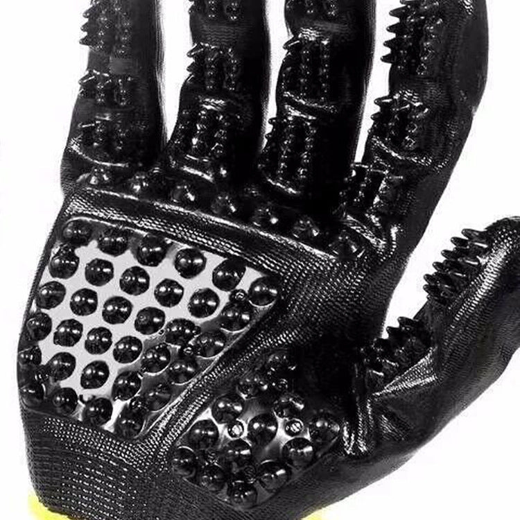 Pet Hair Grooming Glove Cats Soft Rubber Pet