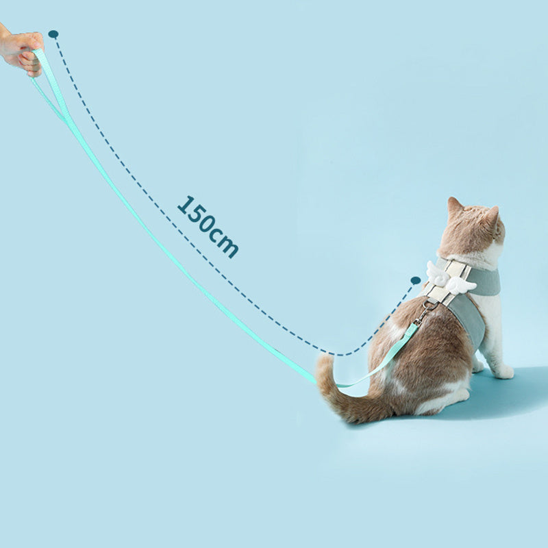 Adjustable Pet Cat Leash Set