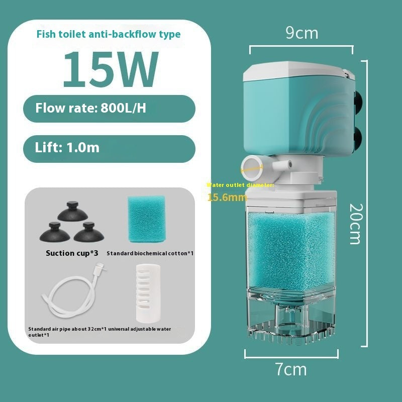 Three-in-one Fish Tank Filter
