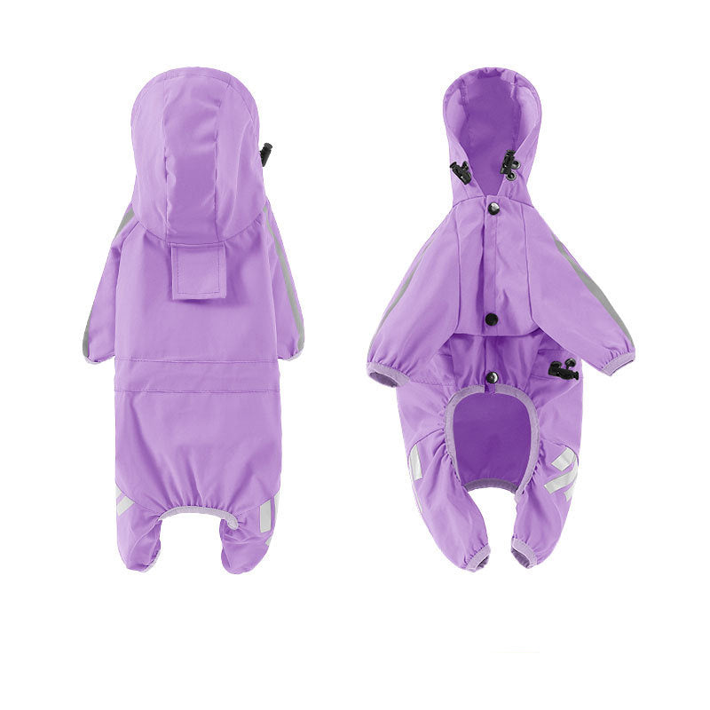 Pet Raincoat Four-legged Raincoat