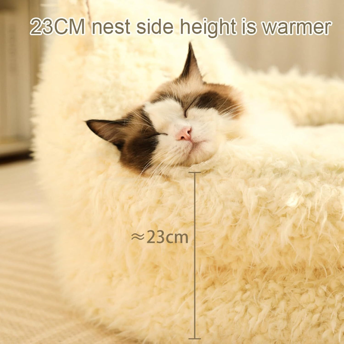 Cut Alpaca Pet Bed For Small Medium Large Dogs