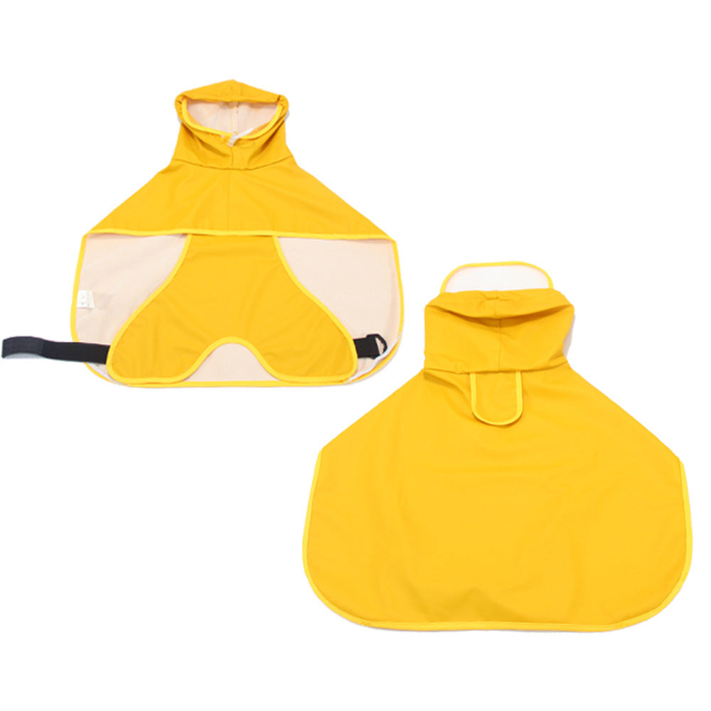 Dog Raincoat Transparent Brim