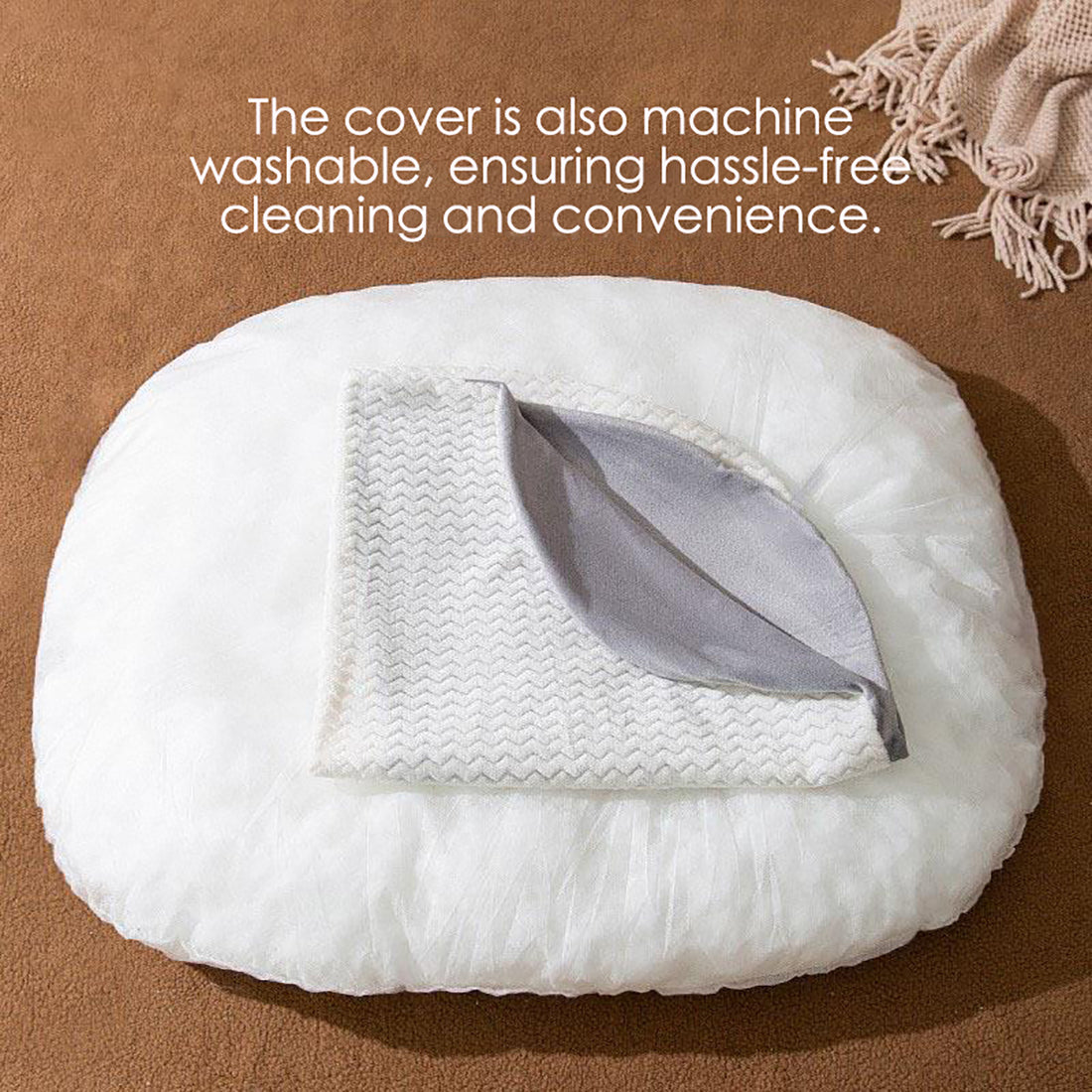 Oval Shape Cushion For Large Dogs