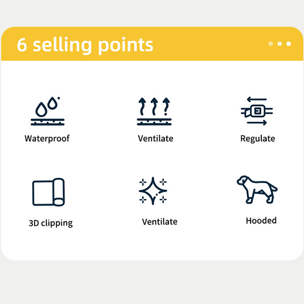 Waterproof Dog Rain Jacket