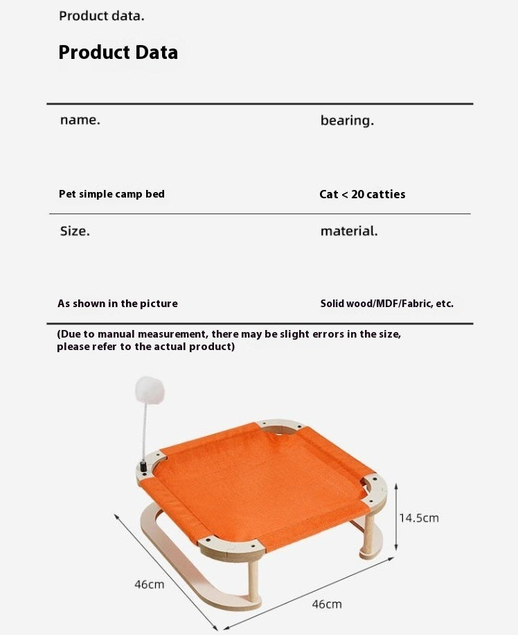 Minimalist Home Washable Cat Hammock