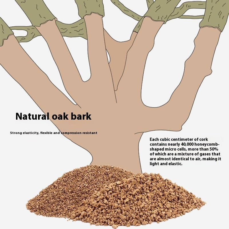 Oak Cork Hamster Digging Dust-free