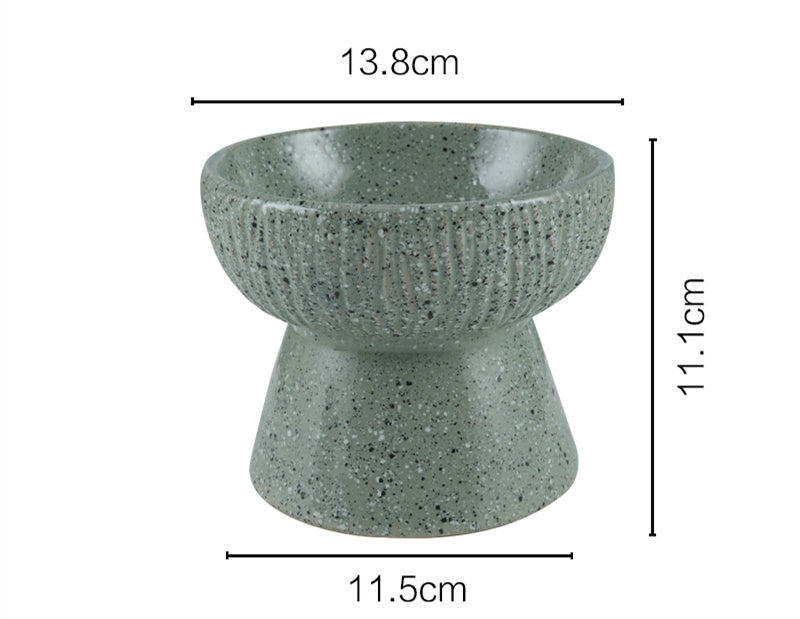 Pet High Bowl Cat Food Bowl