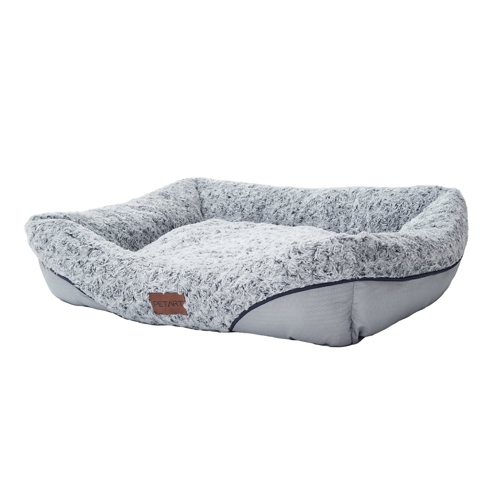 Swirl Rose Velvet Dog Beds For Small