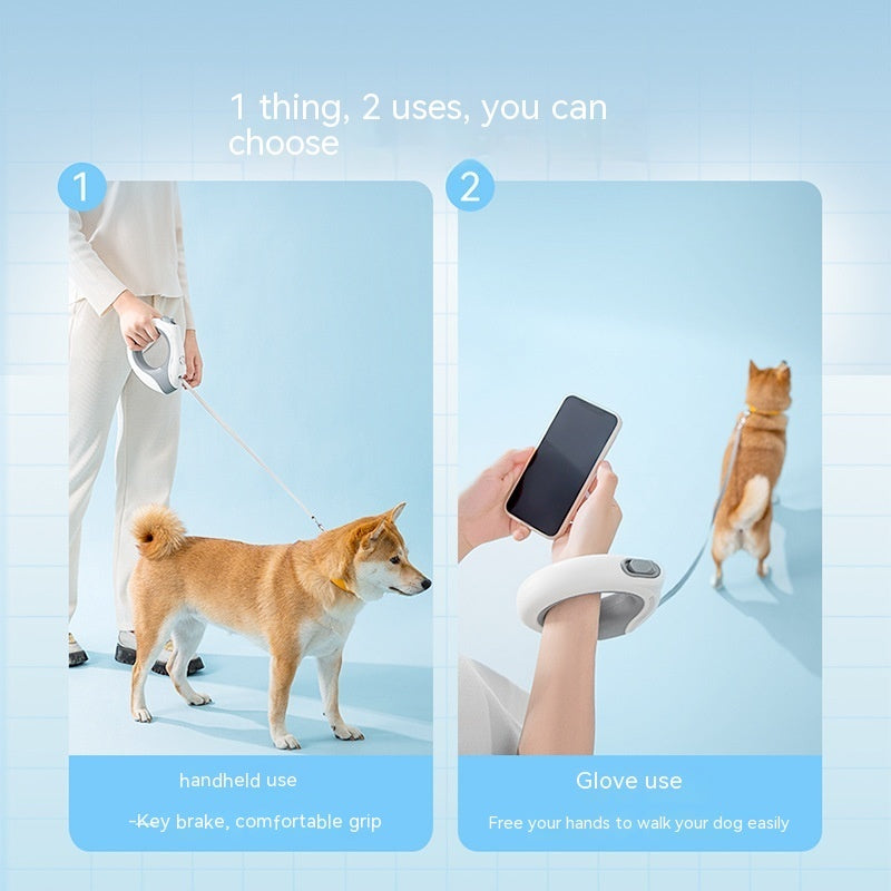 Ring With Light Dog Leash Pet