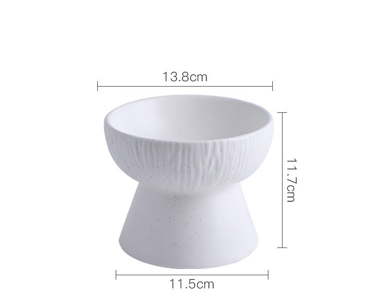 Pet High Bowl Cat Food Bowl