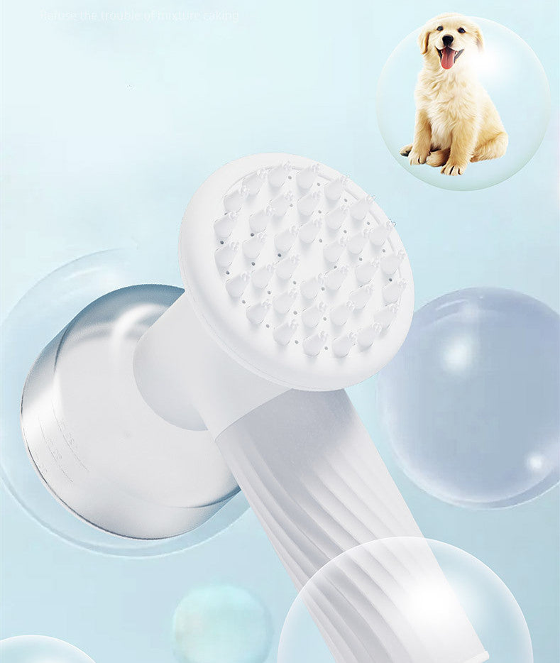 Automatic Foaming Dog Cat Bath Brush