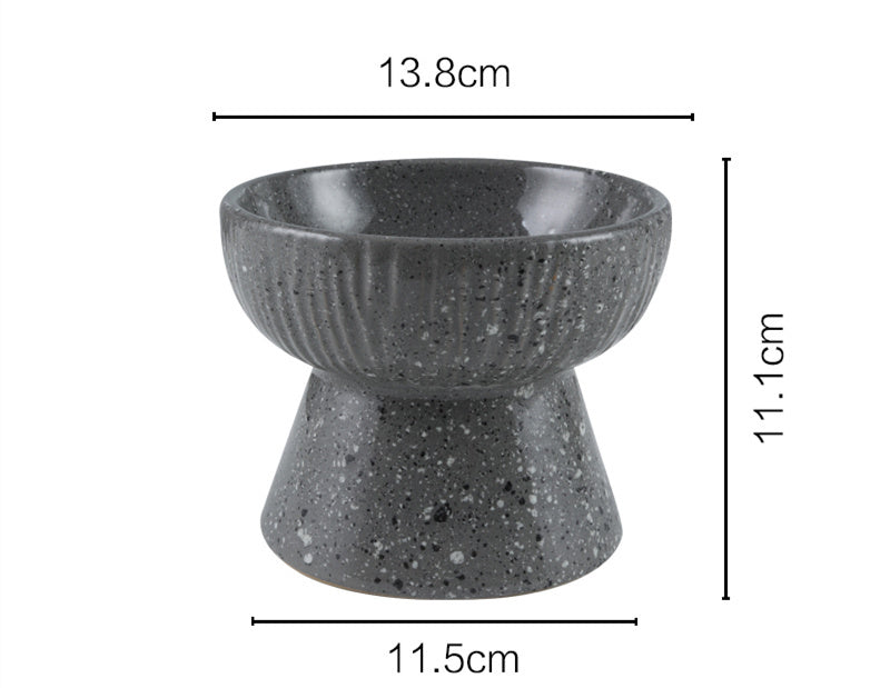 Pet High Bowl Cat Food Bowl