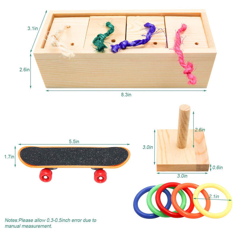 Parrot Toy Bird Supplies Puzzle Training