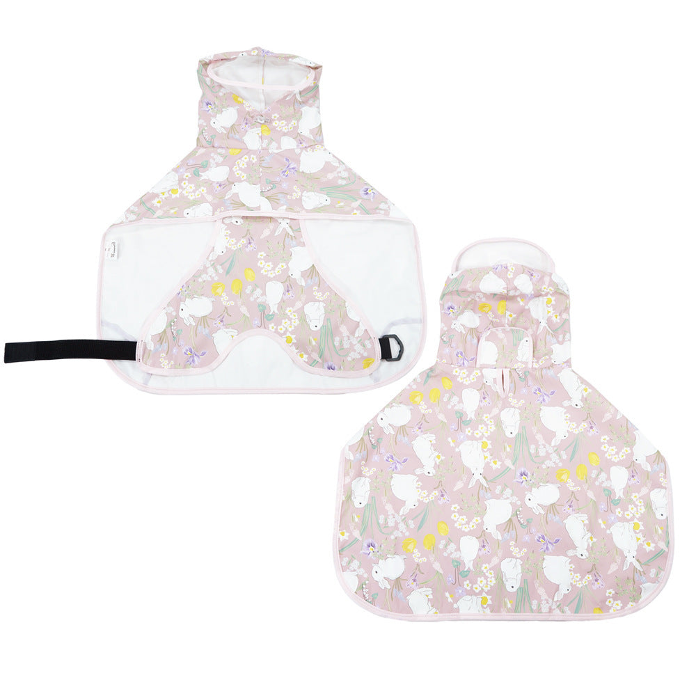 Dog Raincoat Transparent Brim