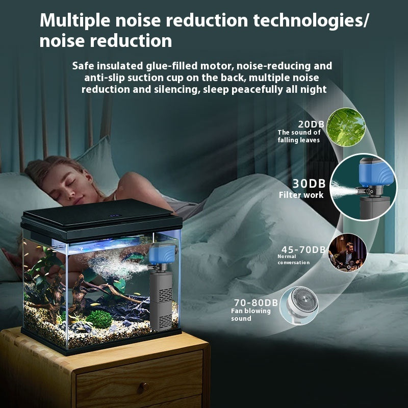 Three-in-one Fish Tank Filter