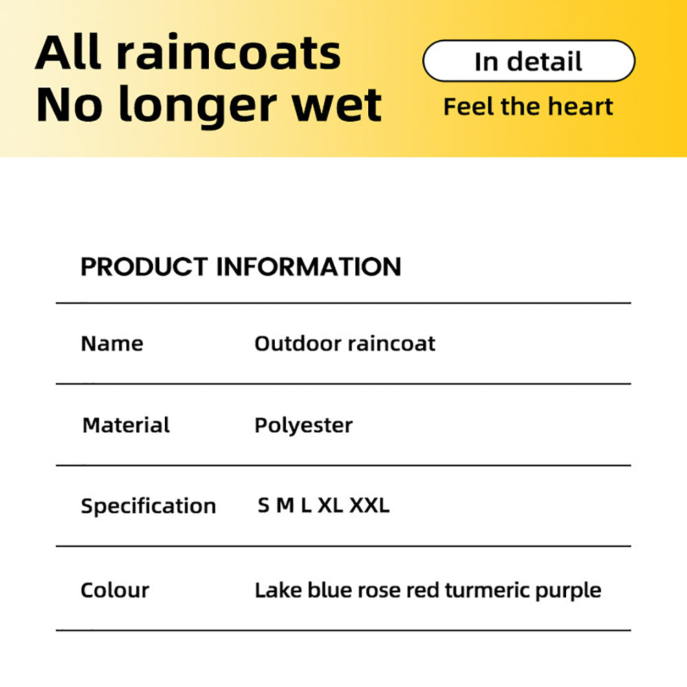 Waterproof Dog Rain Jacket