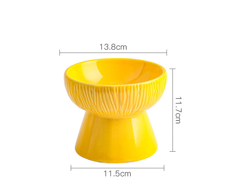 Pet High Bowl Cat Food Bowl