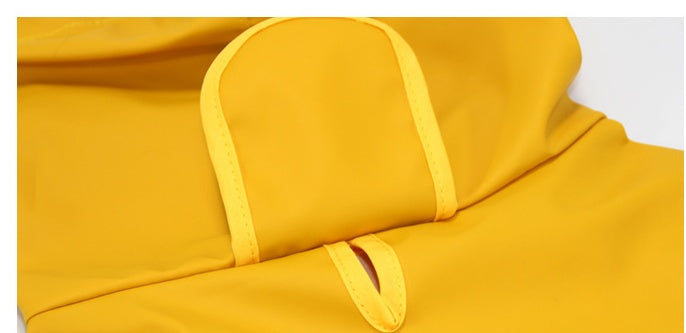 Dog Raincoat Transparent Brim