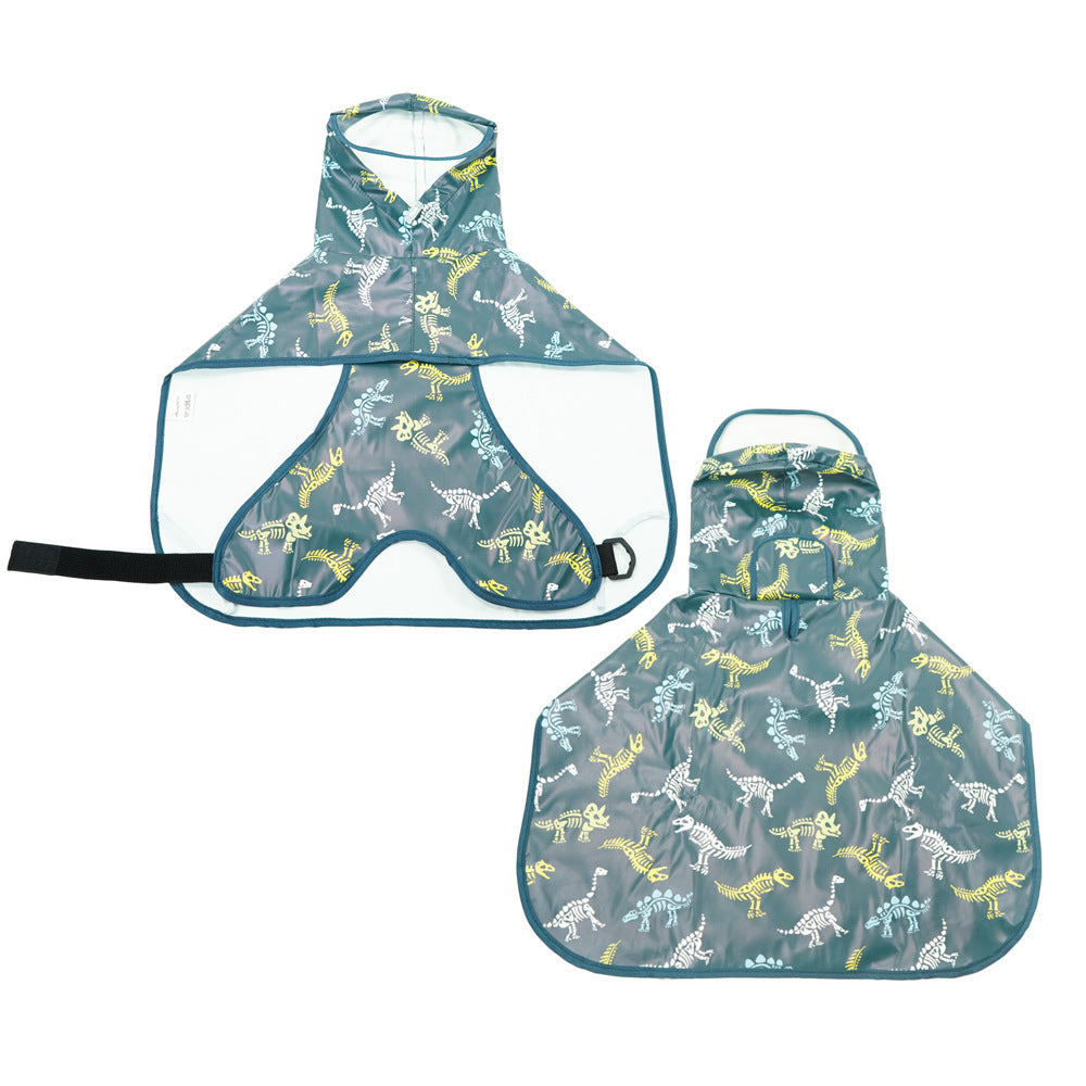 Dog Raincoat Transparent Brim