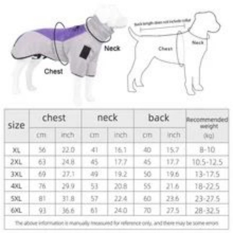 Waterproof Large Dog Jacket