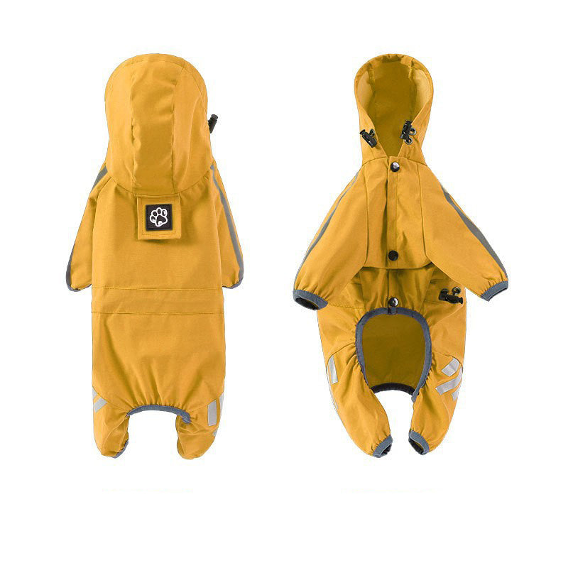 Pet Raincoat Four-legged Raincoat