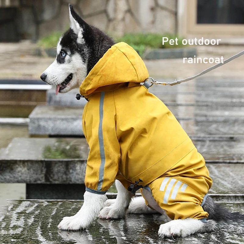 Pet Raincoat Four-legged Raincoat