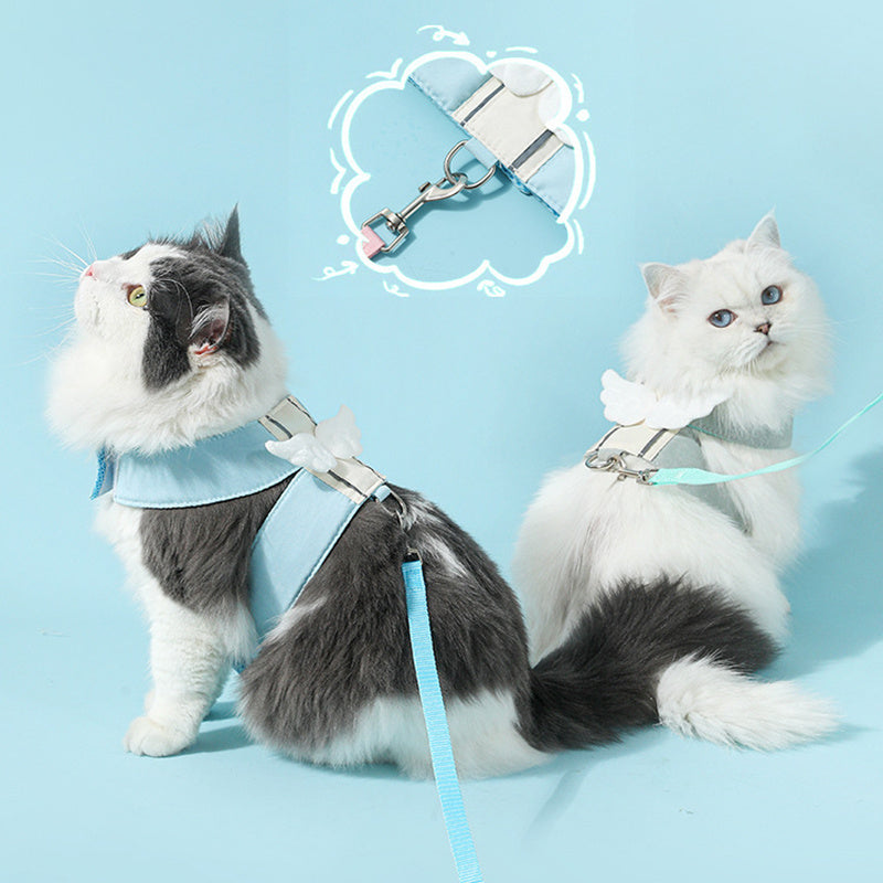 Adjustable Pet Cat Leash Set