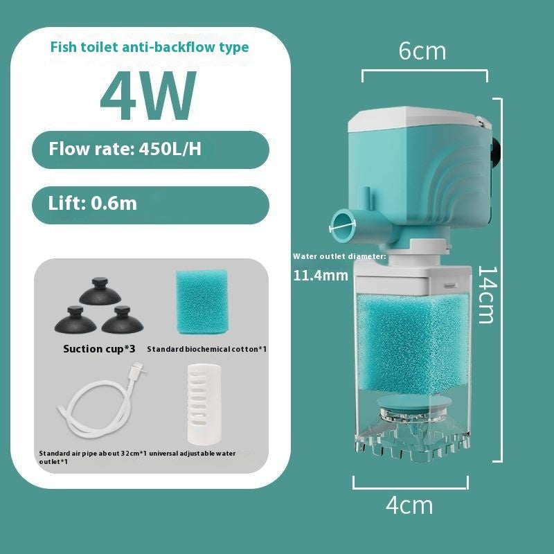 Three-in-one Fish Tank Filter