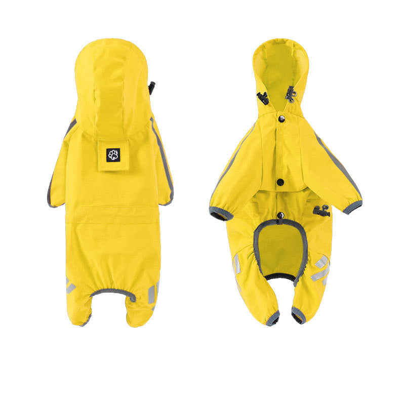Pet Raincoat Four-legged Raincoat