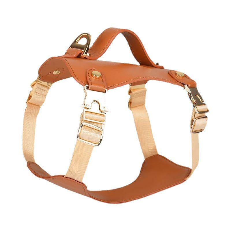 Outdoor Microfiber Vest Dog Leash